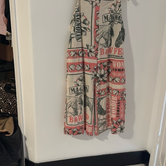 #Boho Overalls in Bunny vintage inspired print - Picture 3 of 13